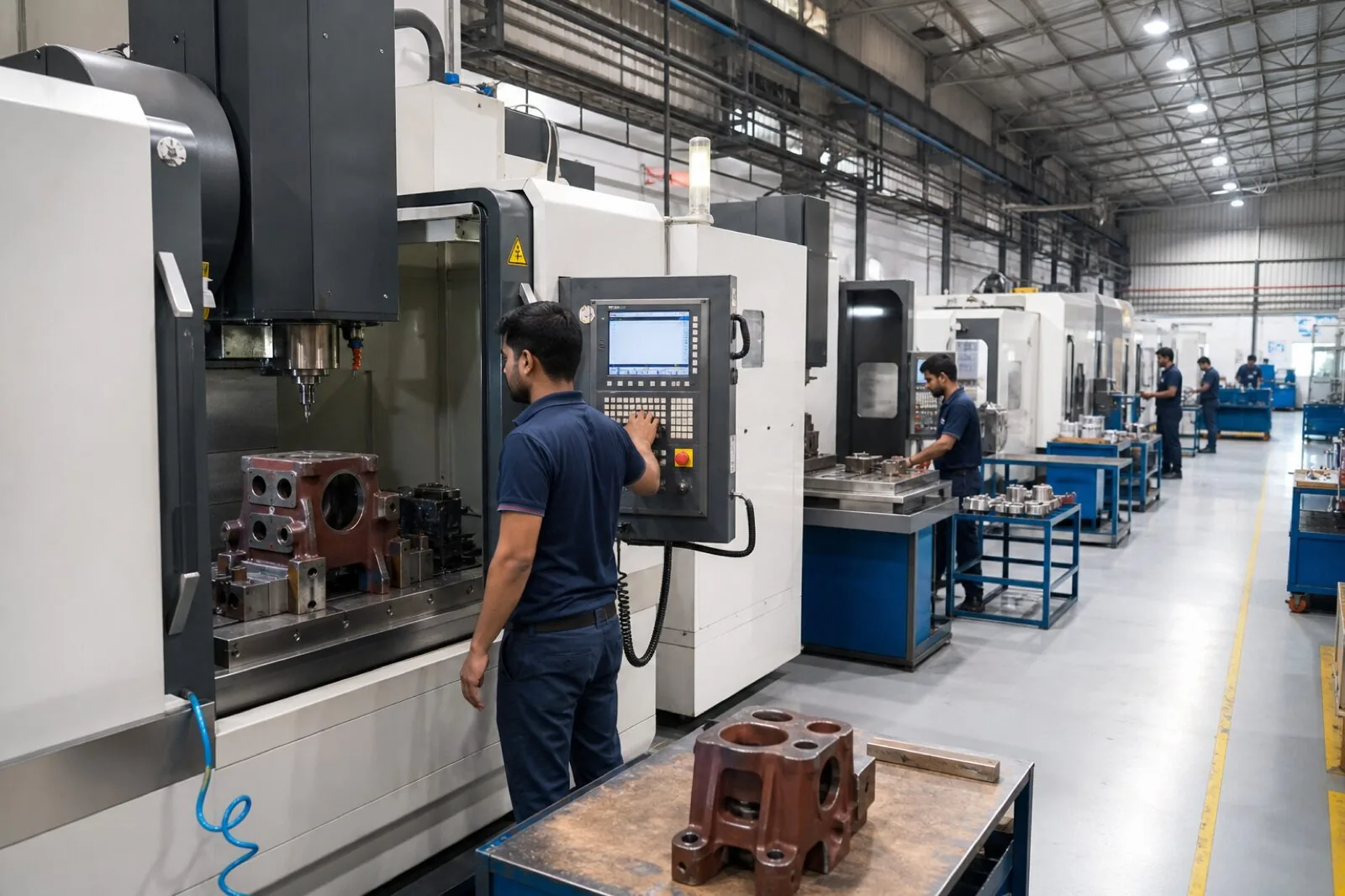 CNC machining line, Sapre Auto Ancillaries Kolhapur